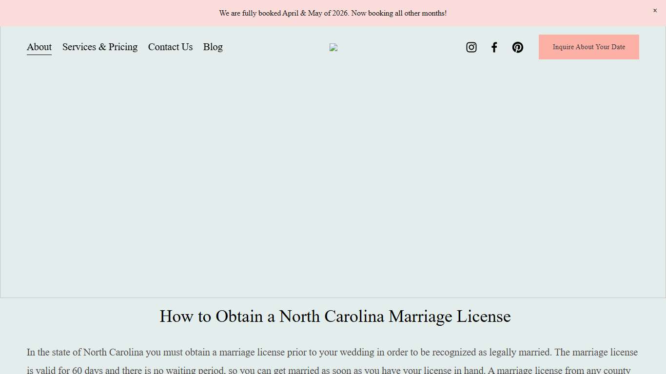 Wedding Officiant & Ceremony Planner in Raleigh, NC